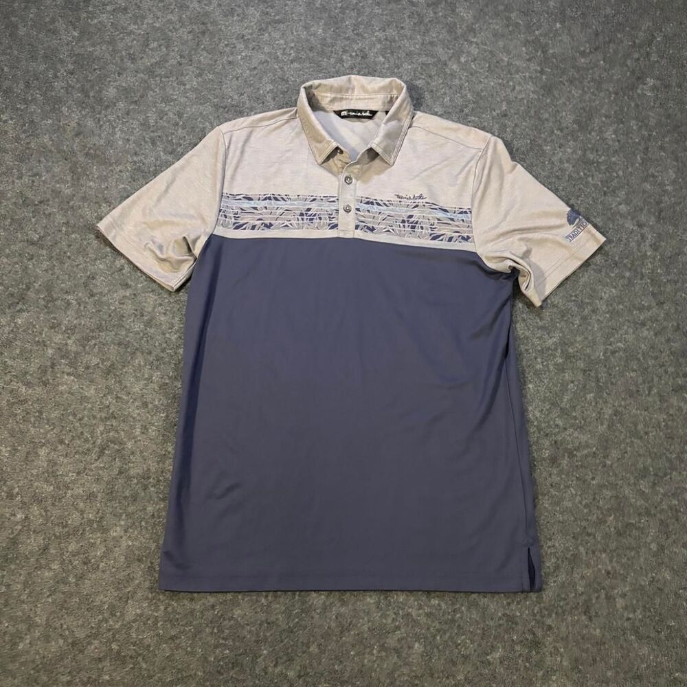 Travismathew Men's Blue and Purple Polo-shirts